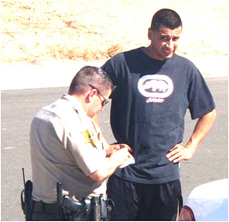 Martin Esquivel and Officer J. Mellow, Merced, Ca.