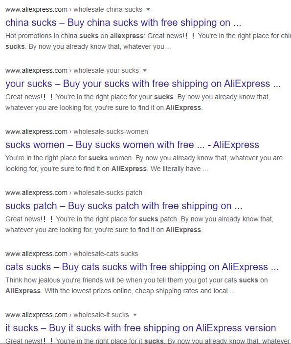 AliExpress latest Google Scam