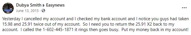 Facebook Easynews Complaint 5