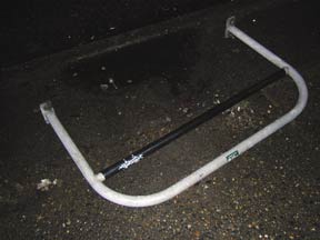 Uprooted Bike Rack